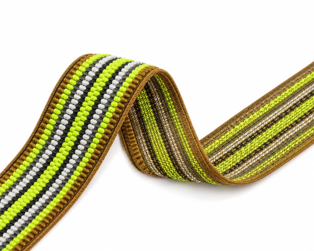 Honeycomb Elastic narrow fabric