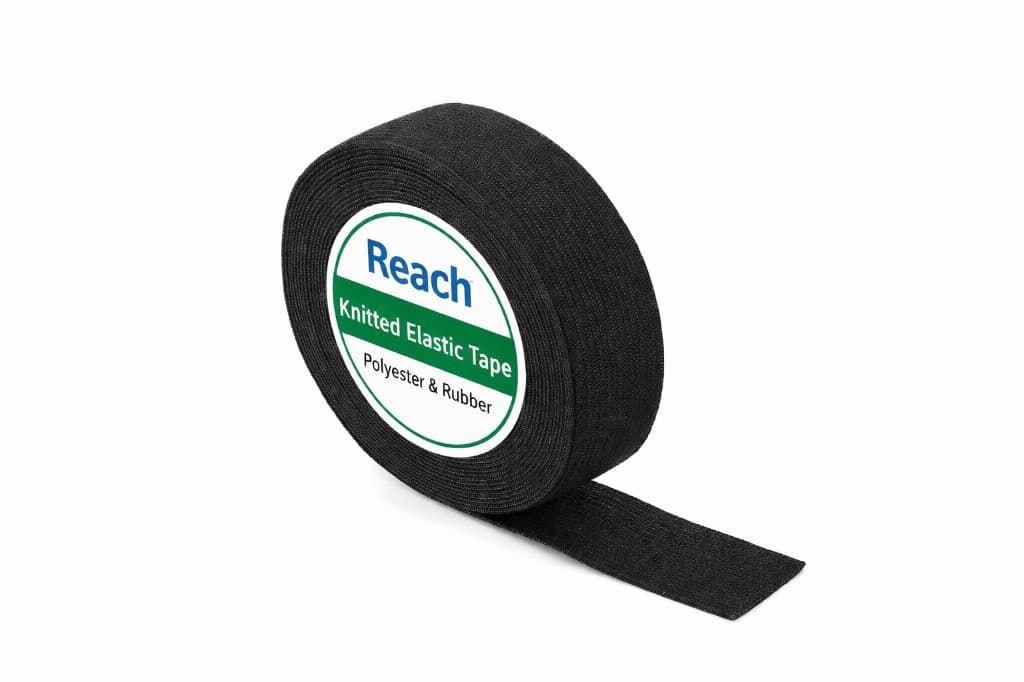 Knitted elastic tape